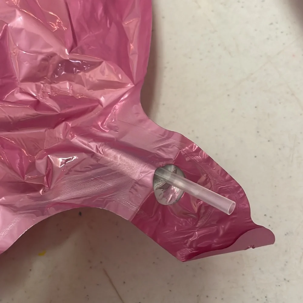 NWT 40” Macaron Pink #30 Balloons With Ribbon